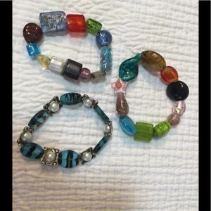 #Set 3   Different set of three bracelets